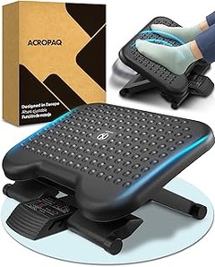 Comparativa entre reposapiés ergonómicos y convencionales para oficina