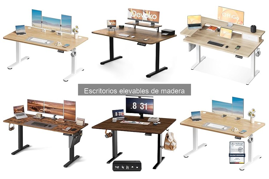 Ajusta tu Escritorio Elevable de Madera para Mayor Confort