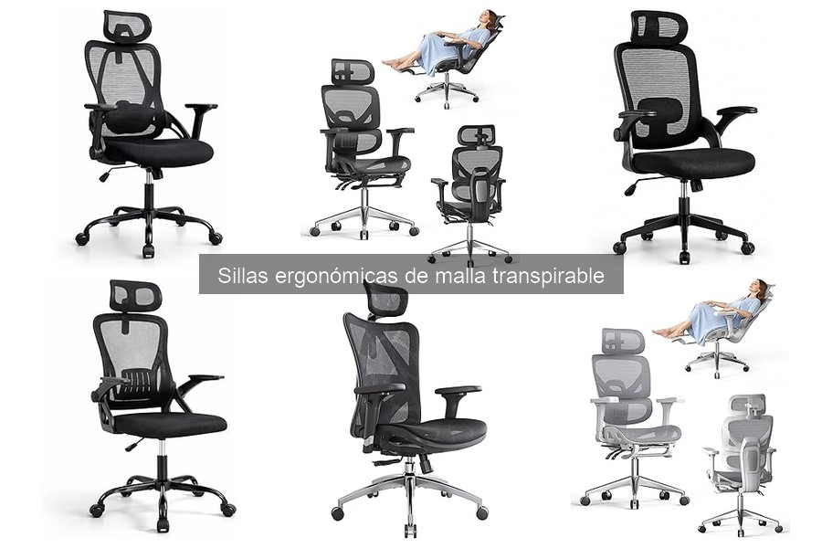 Ajusta Tu Silla Ergonómica de Malla Transpirable Correctamente