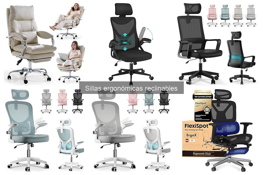 Ajusta tu silla ergonómica reclinable para mayor comodidad