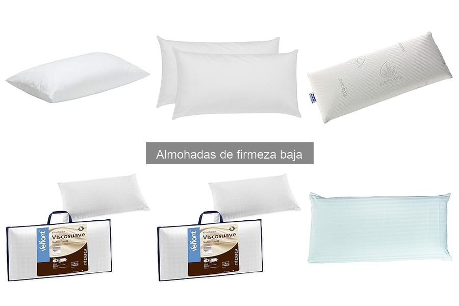Almohadas de firmeza baja vs. media: ¿cuál elegir?