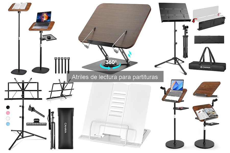Alternativas a atriles de lectura: Soportes y tabletas