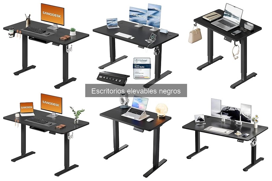 Alternativas a Escritorios Elevables Negros para Tu Oficina