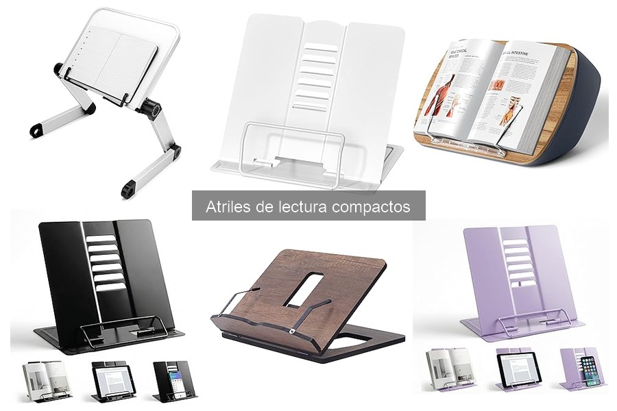 Alternativas a los atriles de lectura compactos en casa