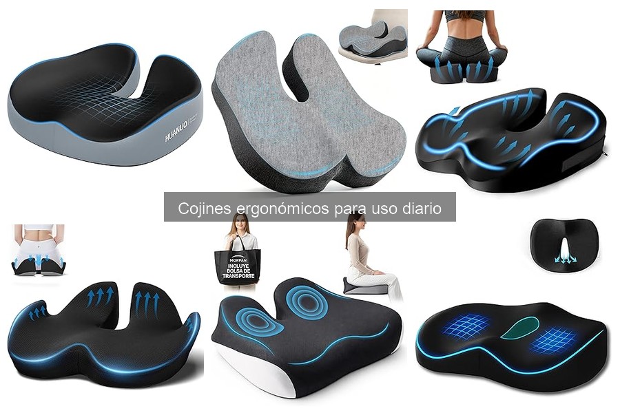 Alternativas a los cojines ergonómicos para sillas cómodas