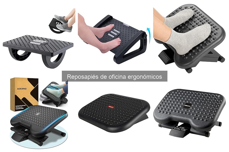 Alternativas a reposapiés ergonómicos para mejorar tu postura