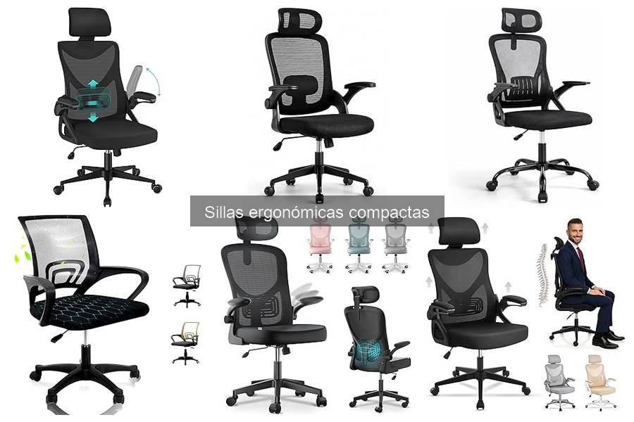 Alternativas a sillas ergonómicas compactas para tu espacio