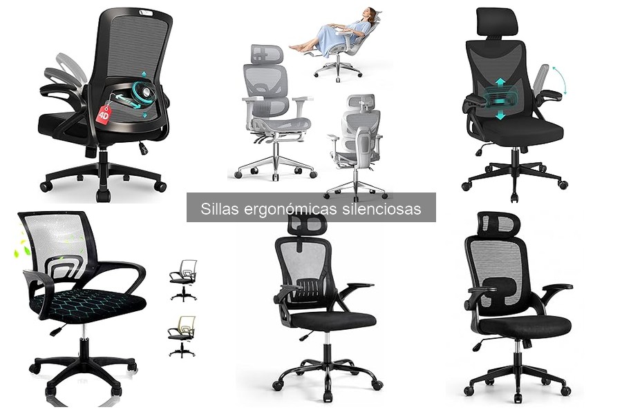 Alternativas a sillas ergonómicas silenciosas: opciones viables