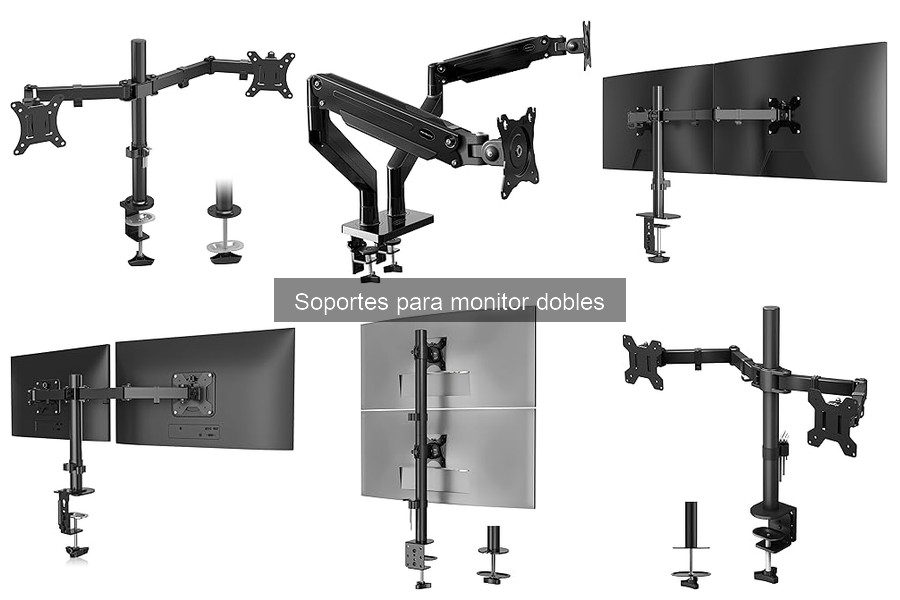 Alternativas a Soportes para Monitor Doble en Casa y Oficina