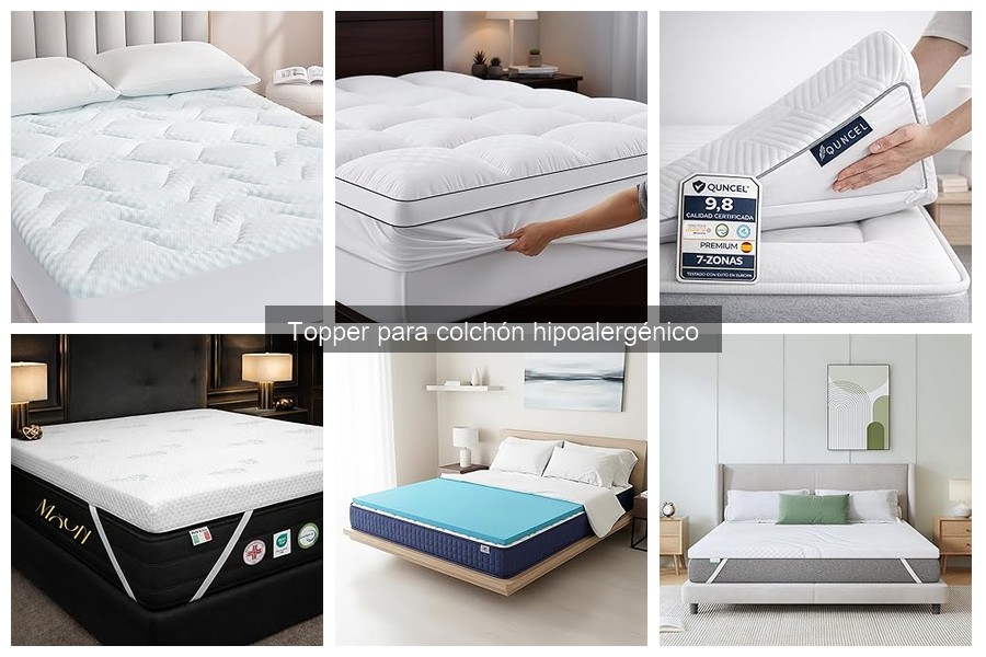 Alternativas a toppers hipoalergénicos para un mejor descanso