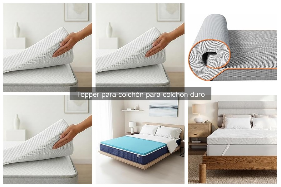 Alternativas a toppers para colchones duros: Soluciones efectivas