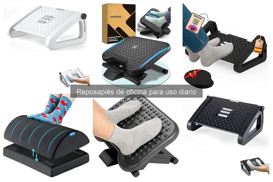Alternativas al reposapiés para mejorar la postura en la oficina