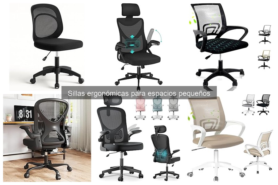 Alternativas ideales a sillas ergonómicas en espacios pequeños