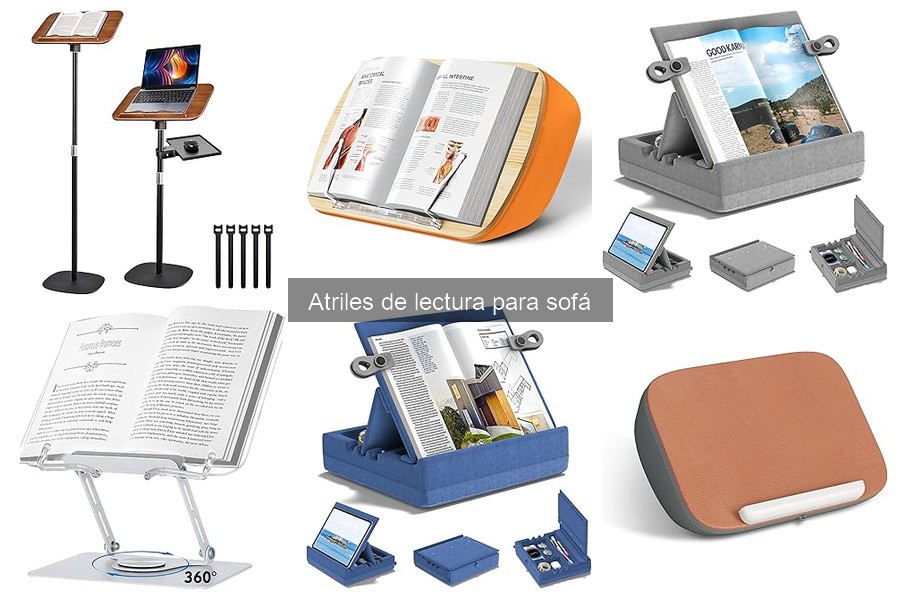 Alternativas innovadoras a atriles de lectura para sofá