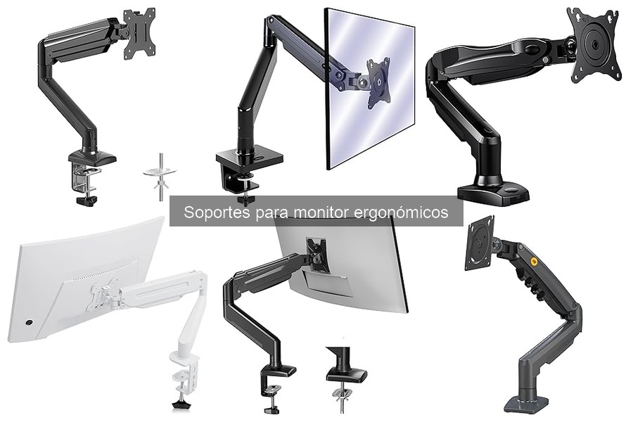 Aumenta tu productividad con soportes para monitor ergonómicos