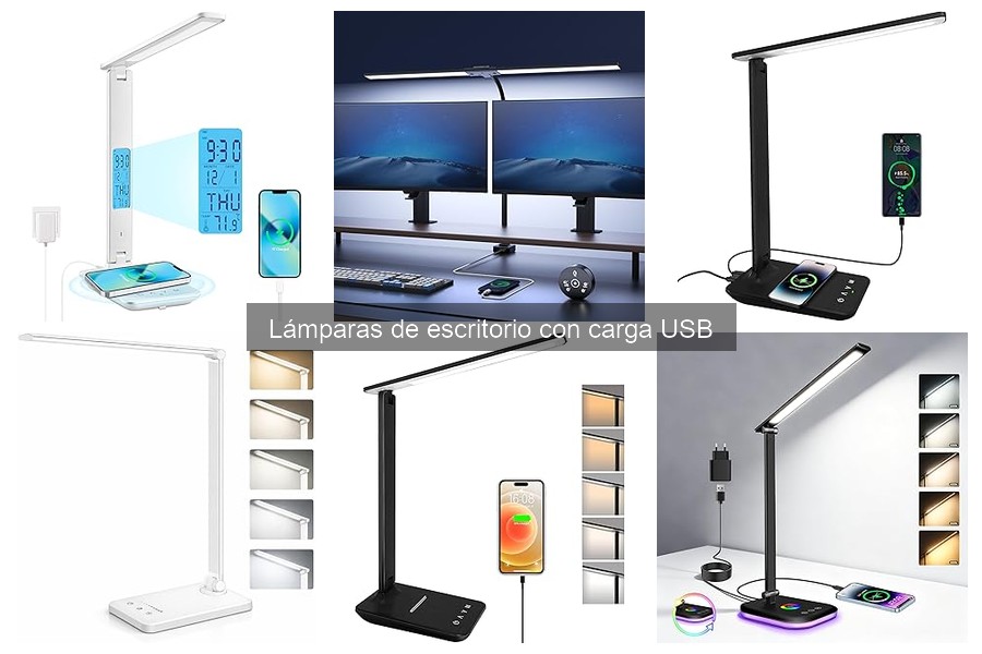 Beneficios de las lámparas de escritorio con carga USB