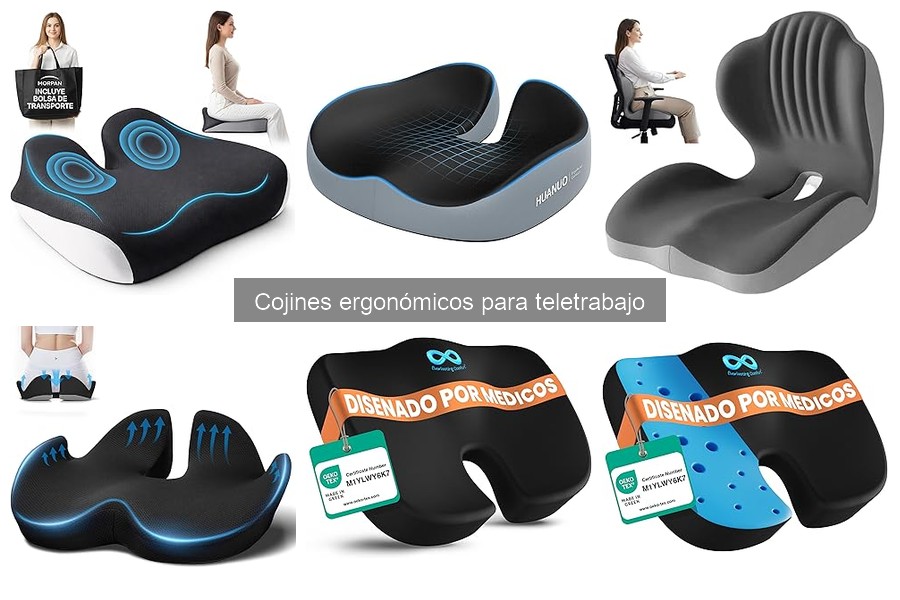 Beneficios de los cojines ergonómicos en el teletrabajo