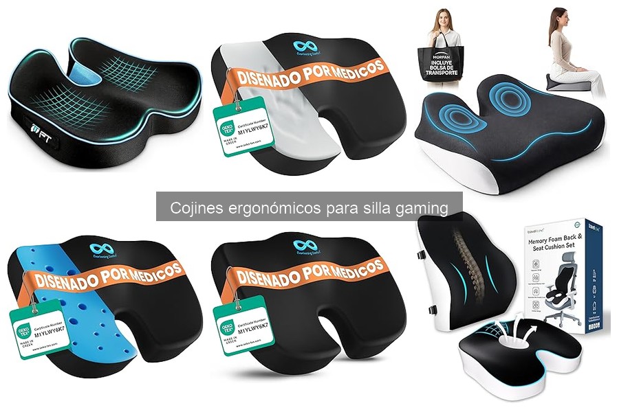 Beneficios de los cojines ergonómicos en sillas gaming