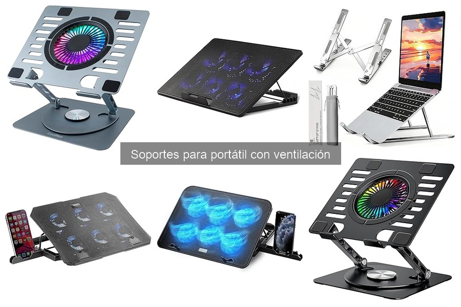 Beneficios de un soporte para portátil con ventilación