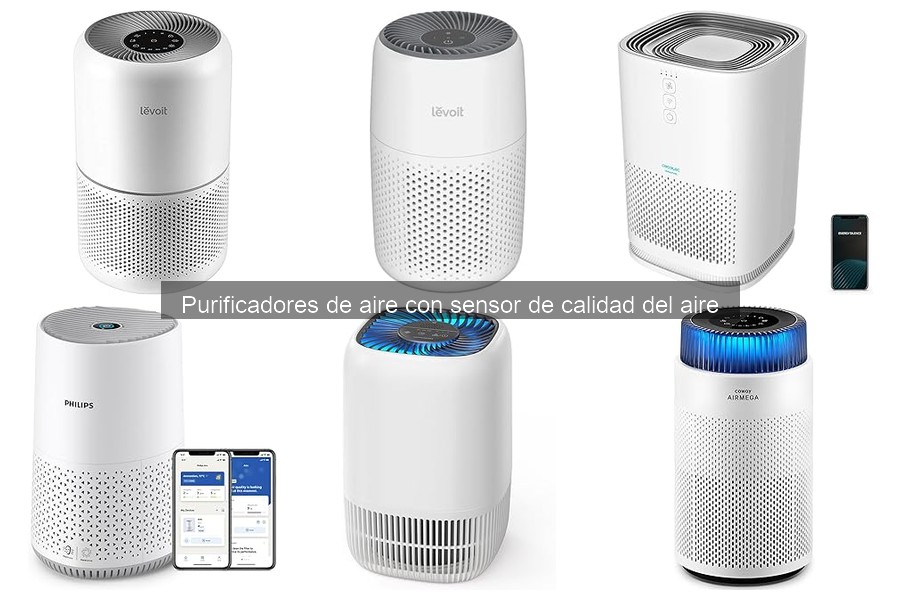 Características esenciales de purificadores de aire con sensor