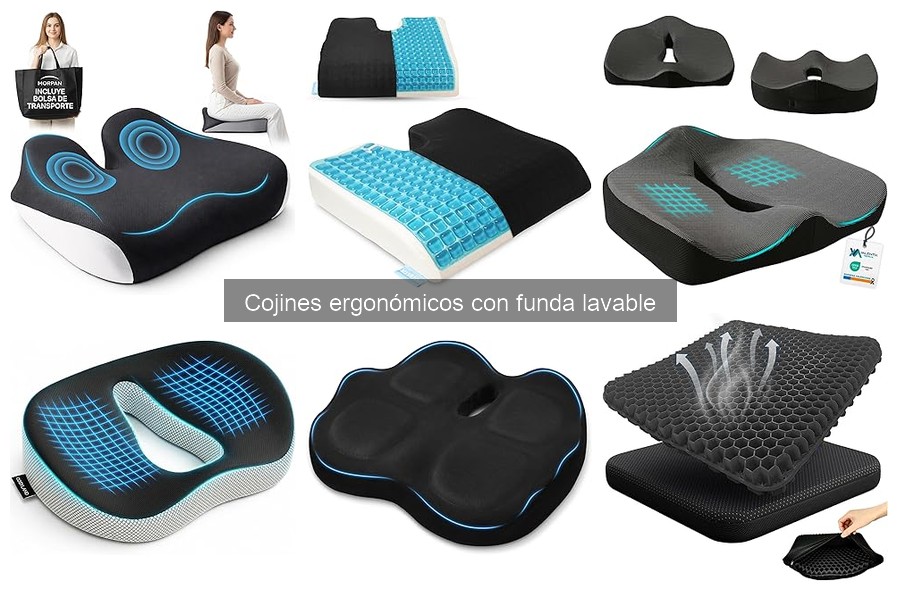 Cojines ergonómicos con funda lavable: ¿realmente alivian el dolor de espalda?