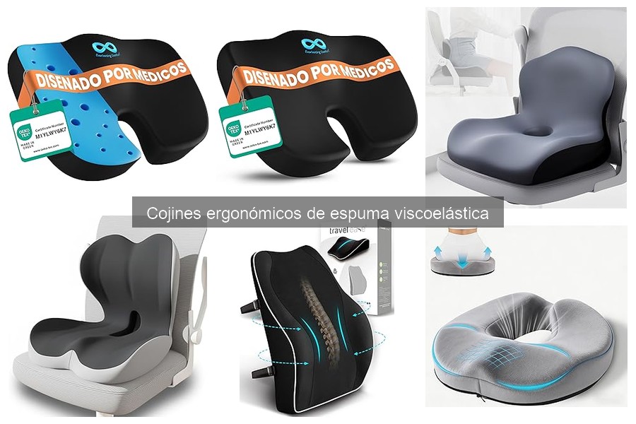 Cojines ergonómicos de espuma viscoelástica: ¿Qué son?