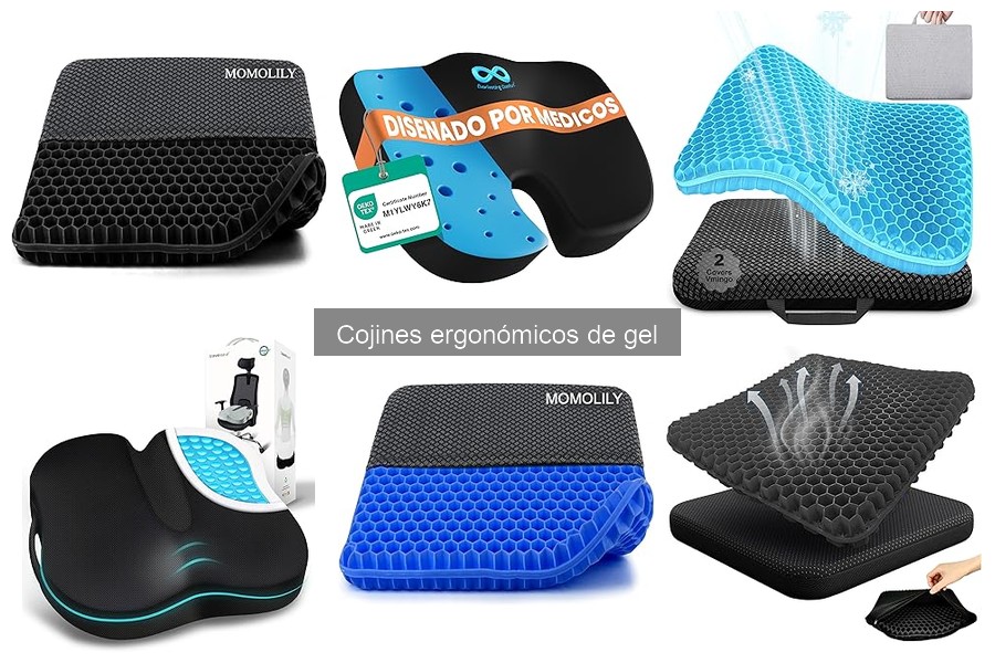 Cojines ergonómicos de gel para mayores: comodidad y apoyo