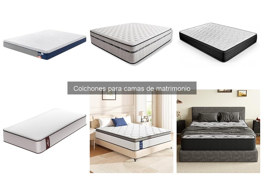 Colchones ergonómicos para espalda en camas de matrimonio