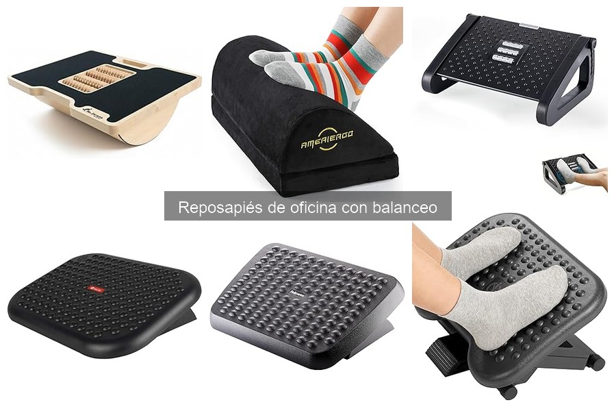 Cómo ajustar un reposapiés de oficina con balanceo