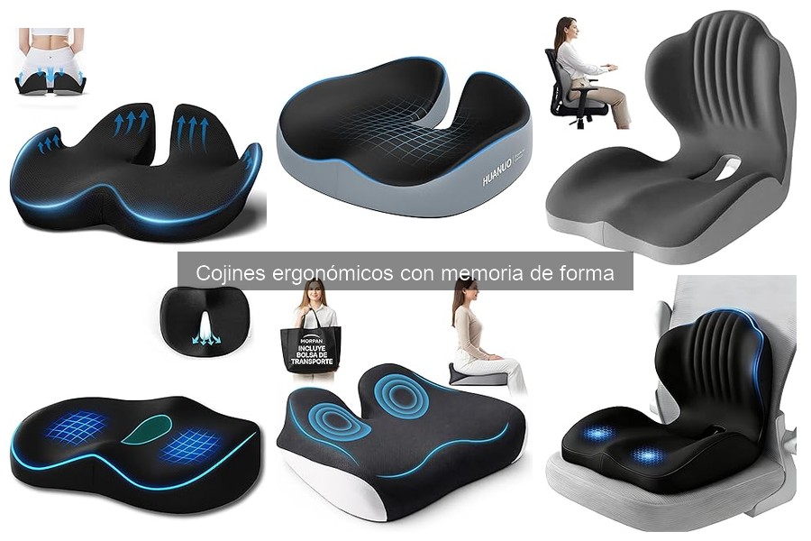 Cómo elegir el mejor cojín ergonómico de memoria de forma