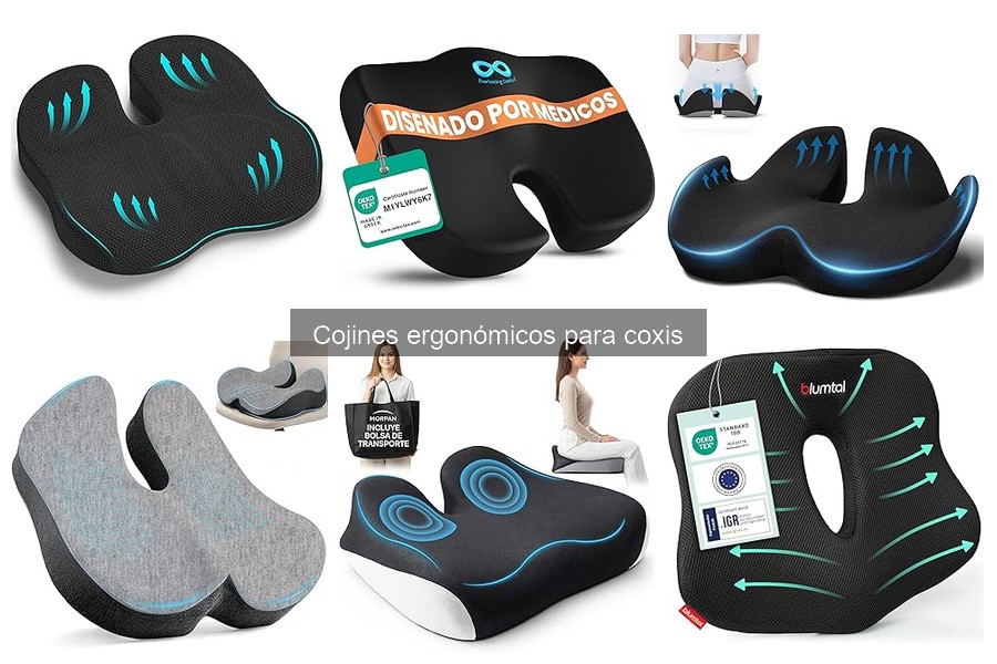 Cómo elegir el mejor cojín ergonómico para coxis