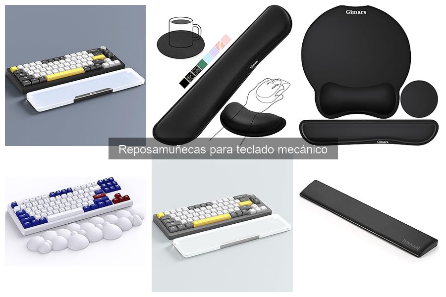 Cómo elegir el mejor reposamuñecas para teclado mecánico