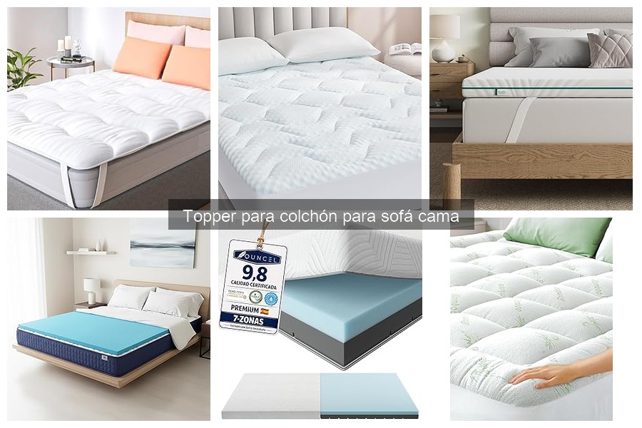 Cómo elegir el topper ideal para sofá cama | Guía de compra