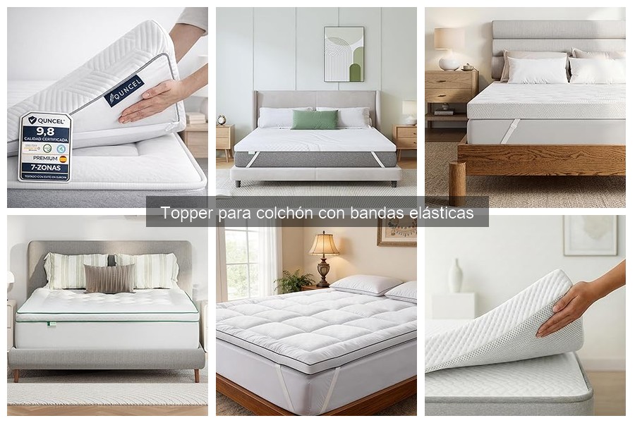 Cómo elegir el topper para colchón con bandas elásticas