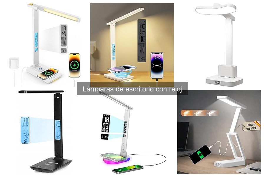 Cómo elegir la mejor lámpara de escritorio con reloj