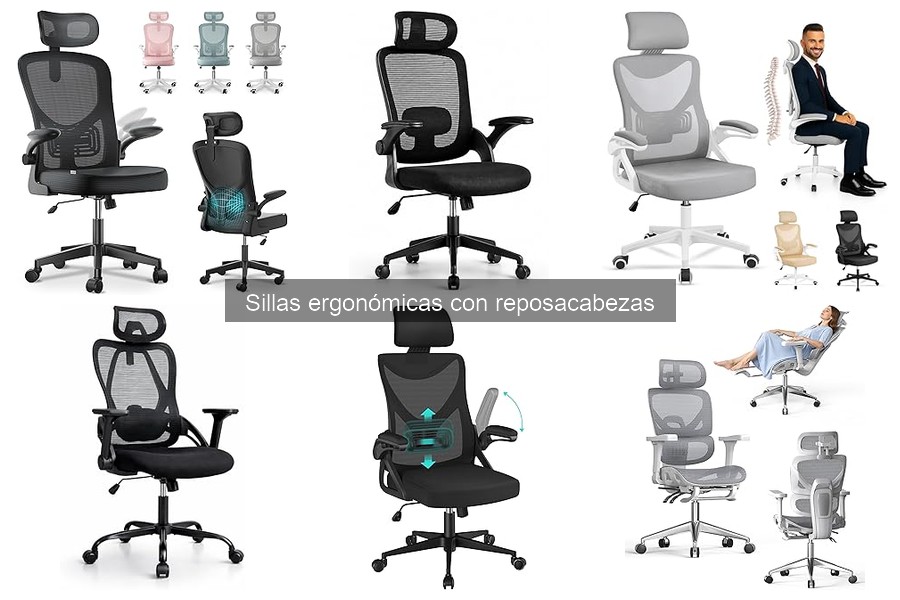 Cómo elegir la mejor silla ergonómica con reposacabezas