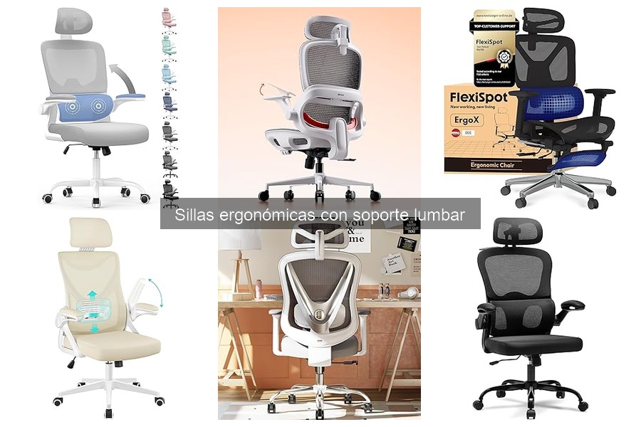 Cómo elegir la mejor silla ergonómica con soporte lumbar