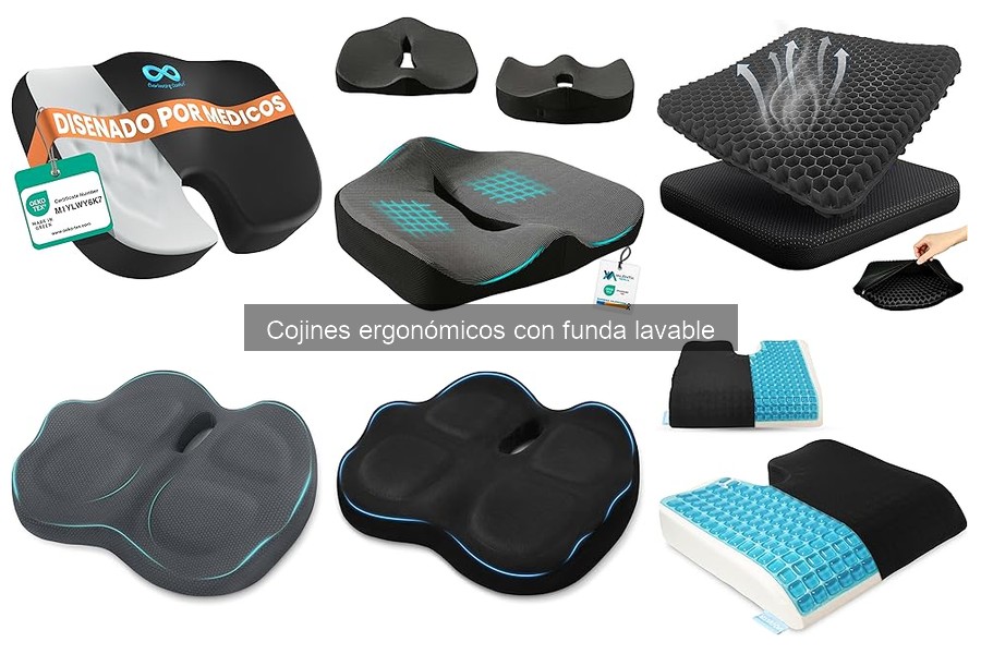Cómo elegir un cojín ergonómico con funda lavable