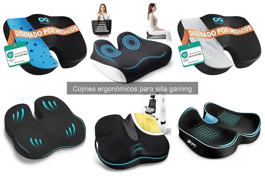 Cómo instalar un cojín ergonómico en tu silla gaming
