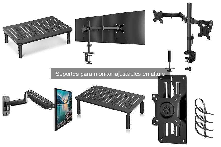 Cómo instalar un soporte para monitor ajustable en altura