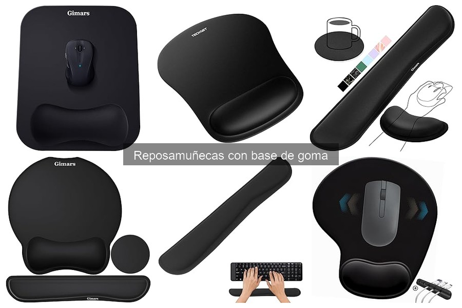 Cómo instalar y ajustar un reposamuñecas de goma eficazmente