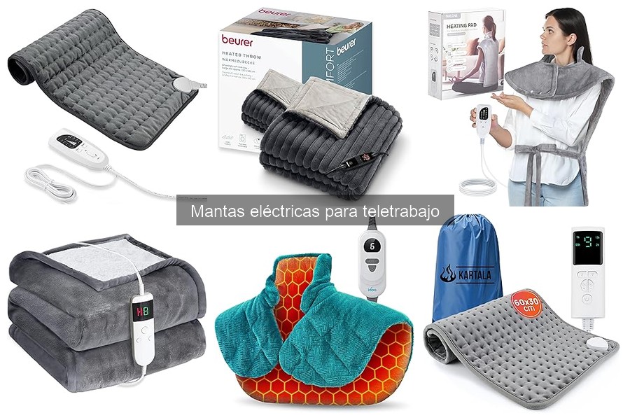 Cómo limpiar y cuidar mantas eléctricas para teletrabajo