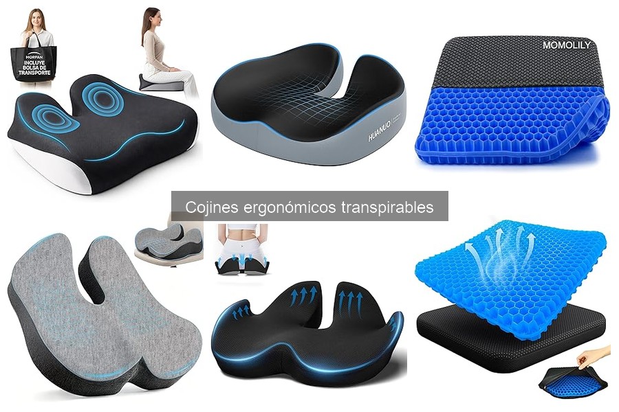 Cómo limpiar y mantener cojines ergonómicos transpirables