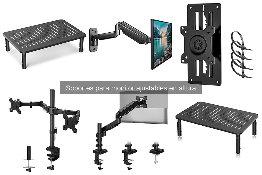 Cómo mantener y limpiar soportes ajustables para monitor