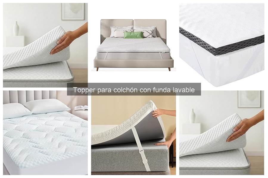 Cómo mantener y limpiar un topper para colchón con funda lavable