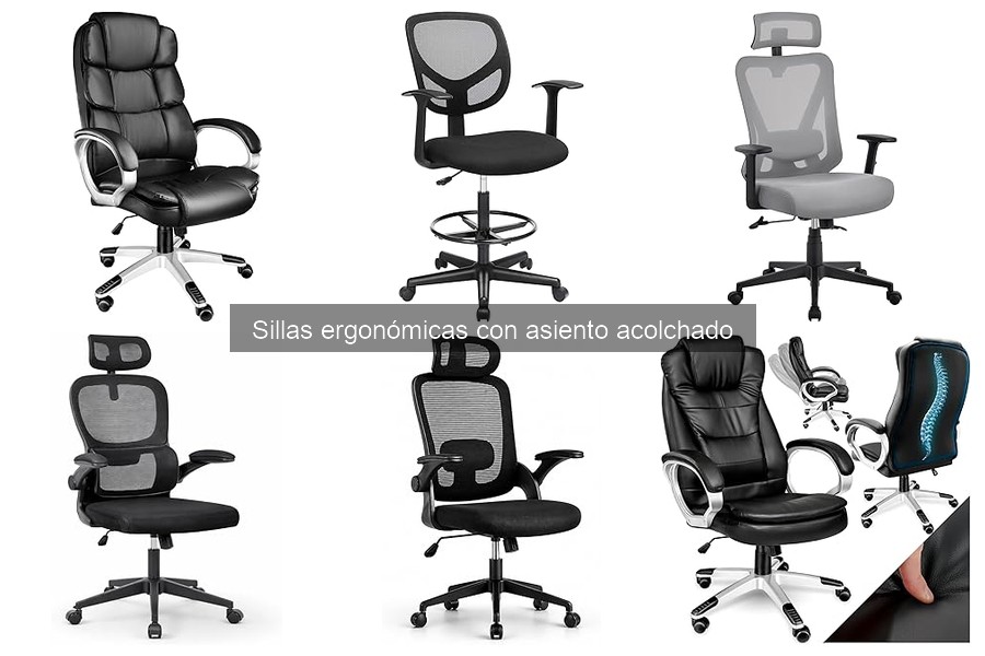 Cómo usar correctamente sillas ergonómicas acolchadas