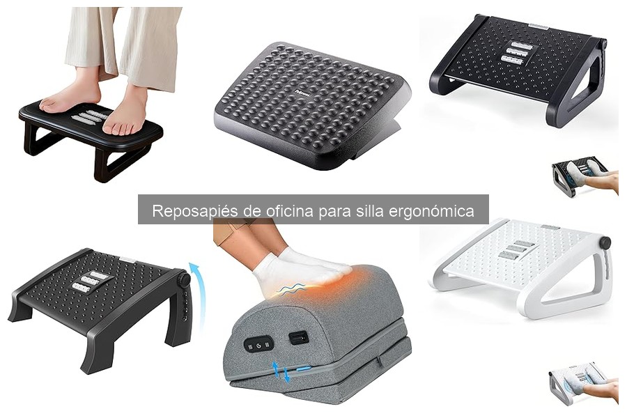 Cómo usar un reposapiés ergonómico para mayor confort
