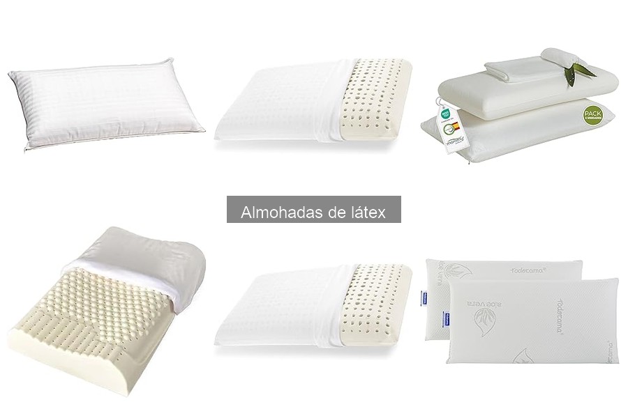 Comparativa: Almohadas de látex vs. Almohadas de memory foam