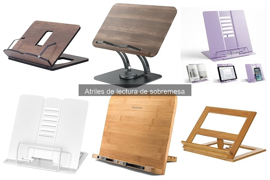 Comparativa: Atriles de Lectura de Sobremesa vs. de Pie
