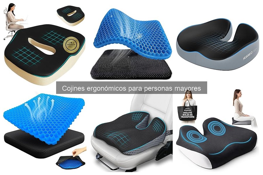 Comparativa: Cojines Ergonómicos vs Tradicionales para Mayores